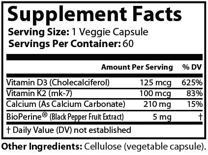 Vitamin K2 & D3