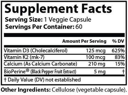 Vitamin K2 & D3