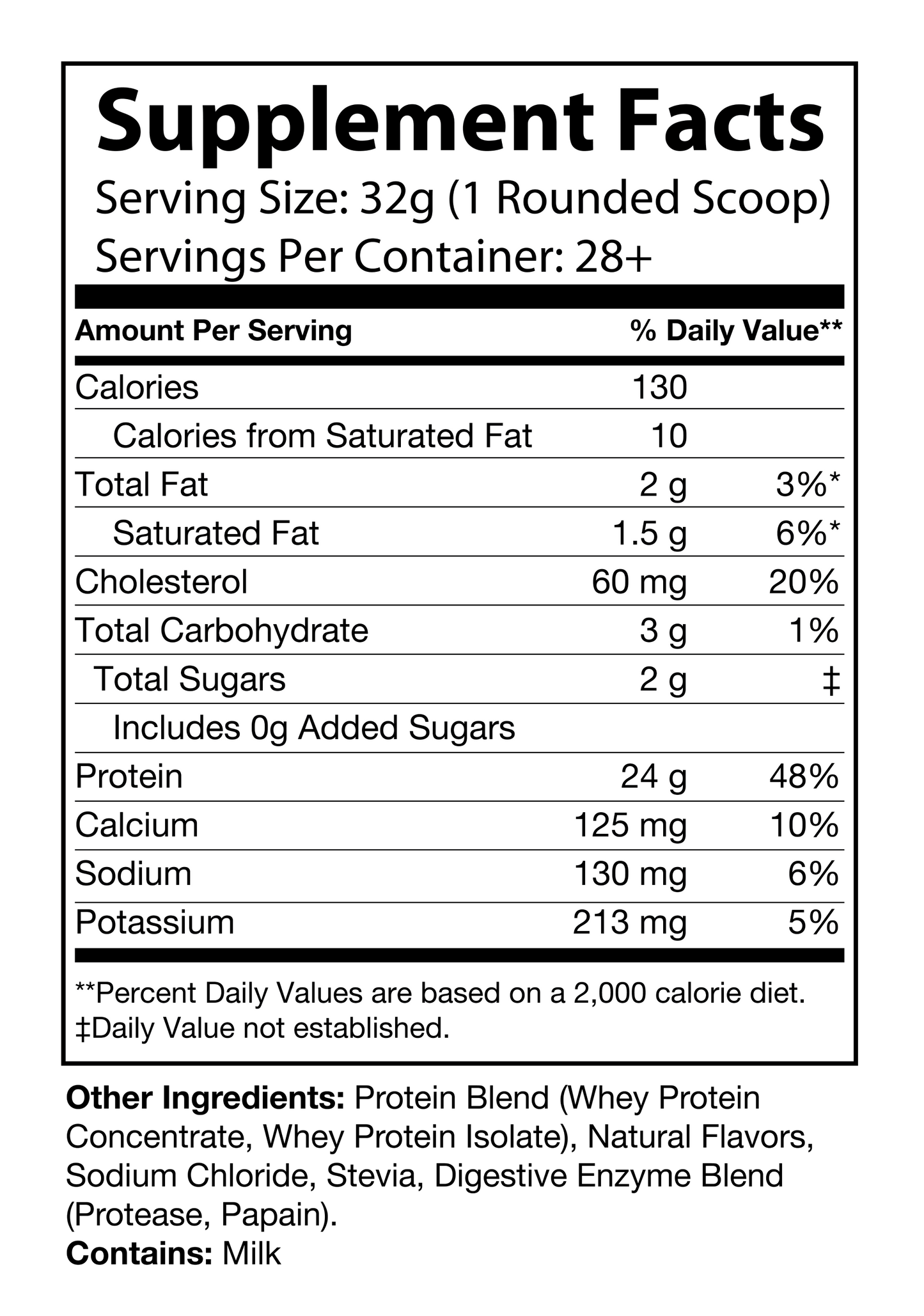2lb Whey Natural (Salted Caramel)