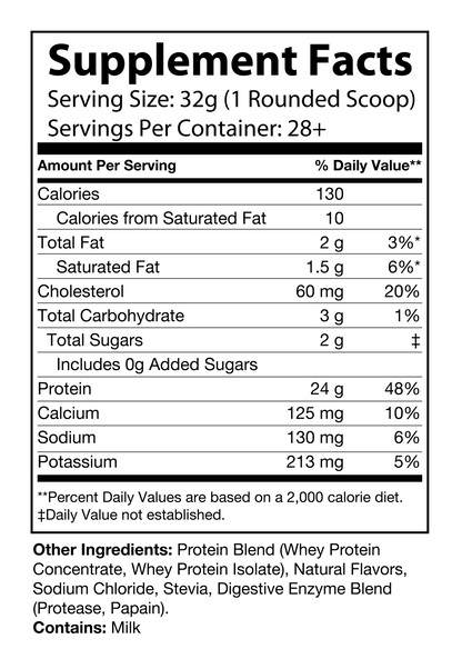 2lb Whey Natural (Salted Caramel)